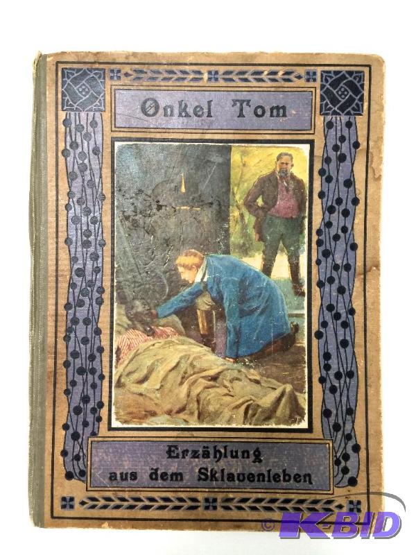 lot 31 image: RARE Onkel Tom Erzhlung aus dem Sklavenleben - Harriet  Beecher Stowe (Uncle Toms Cabin)