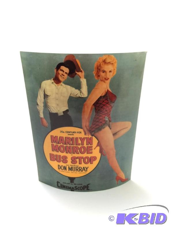 lot 33 image: Marilyn Monroe In Bus Stop Large post card circa 1984