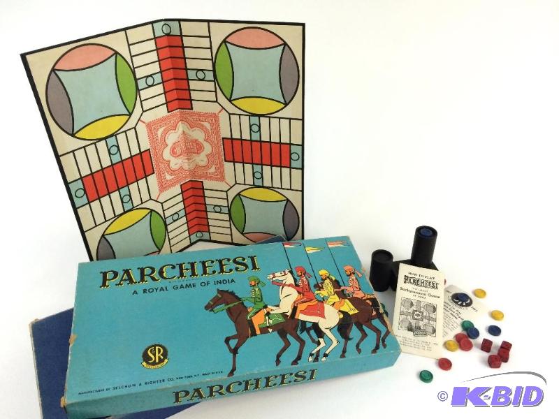 lot 39 image: Vintage Parcheesi Game Board