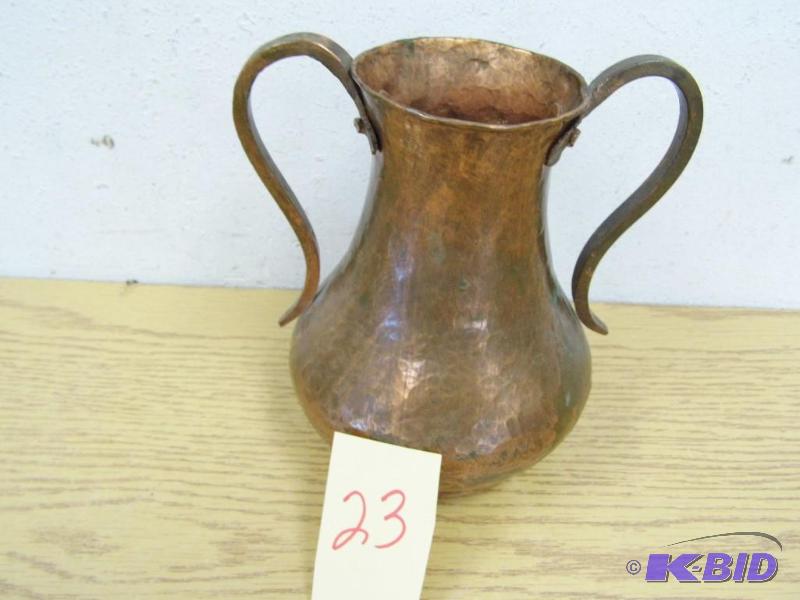 Hammered Copper Decanter