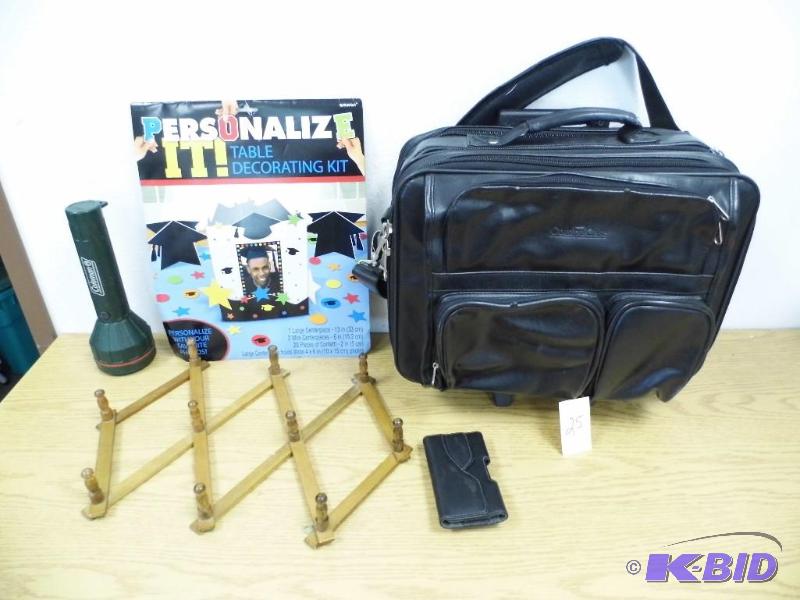 Rolling Computer Bag w Misc.