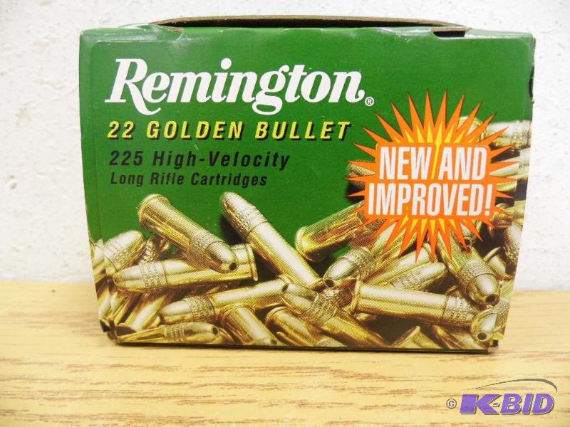 Remington 22 Golden Nugget Cartridges