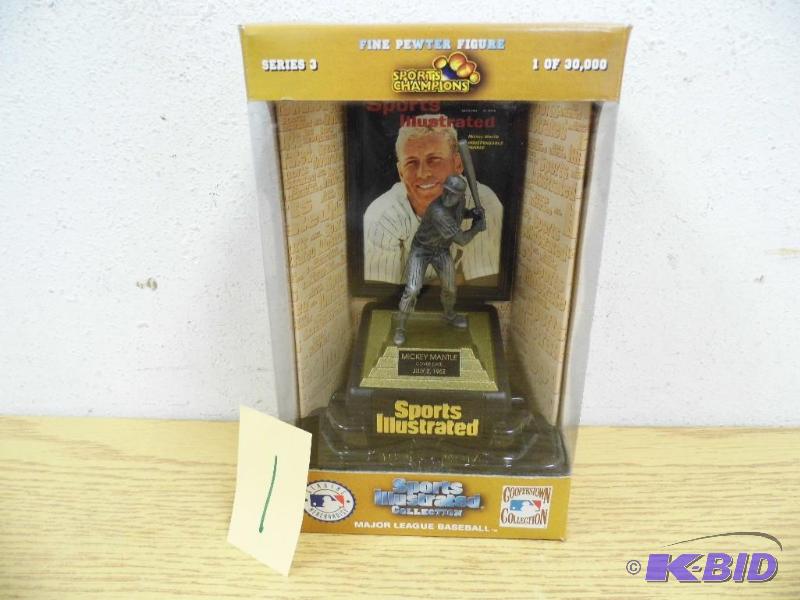 Mickey Mantle Pewter Figure