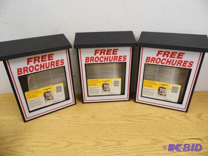 3 New Brochure Boxes
