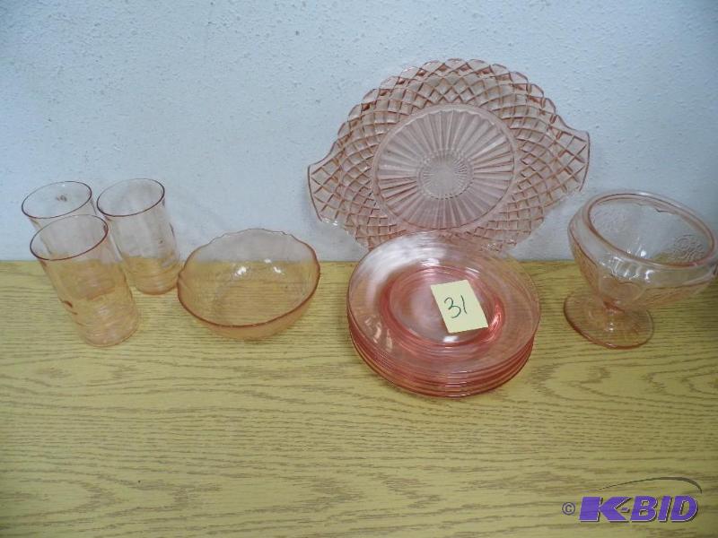 Pink Depression Glass