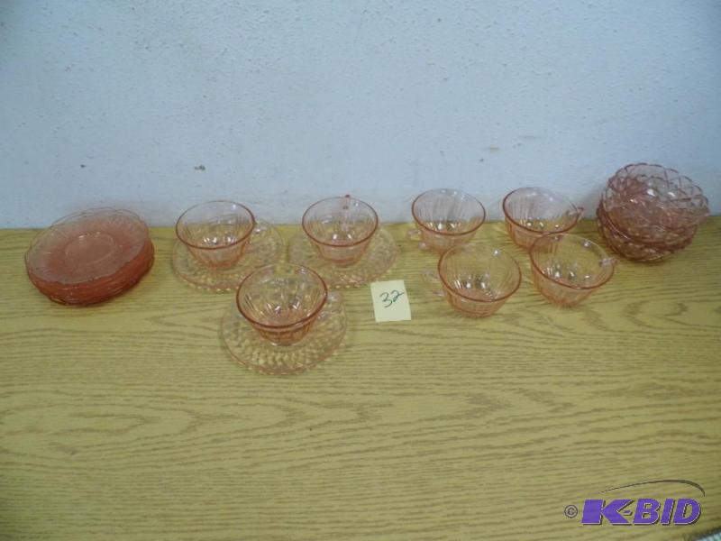 Pink Depression Glass