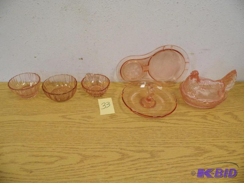 Pink Depression Glass