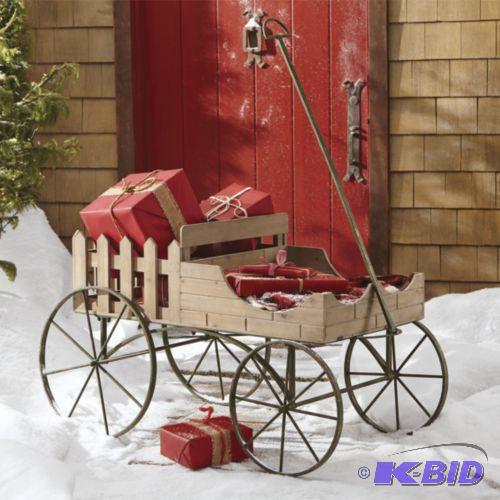 lot 103 image: Picket Fence Wagon -Spring, summer, fall, win...