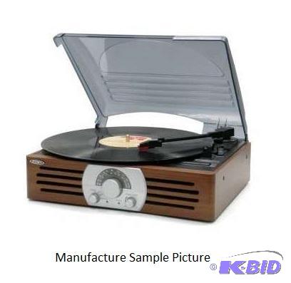 lot 14 image: Jensen Three Speed Stereo Turntable with Buil...