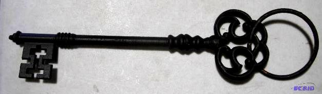 lot 171 image: One Decorative Key - Has the rustic look - Re...