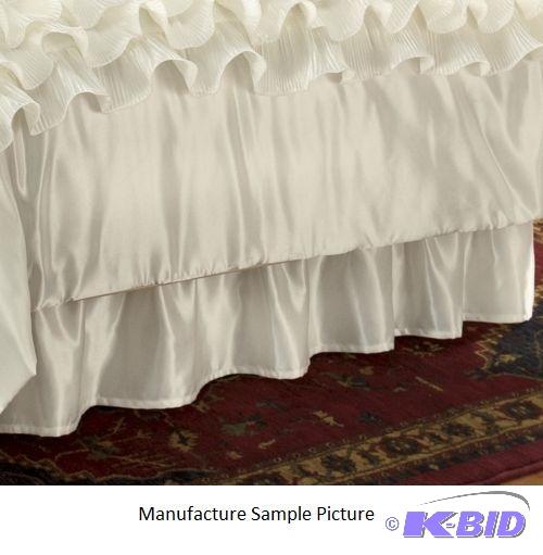 lot 23 image: Fantasy Satin&nbspKing Size Bedskirt - ...