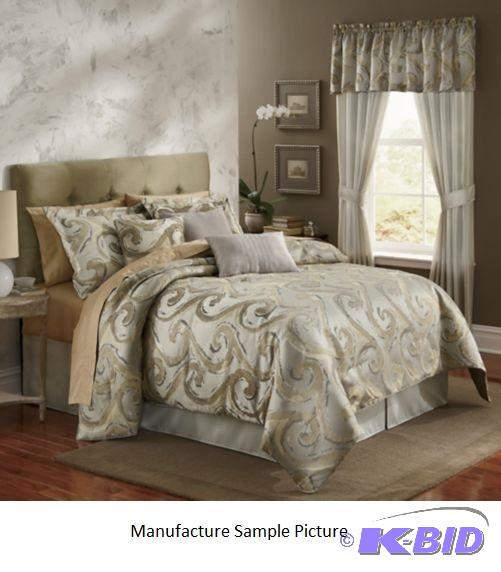 lot 35 image: Gramercy Bedding 7 Piece - King Size - 1 comf...
