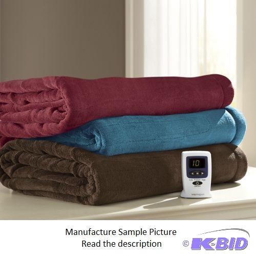 lot 39 image: Warmspun Heated Electric Blanket - Queen - 84...