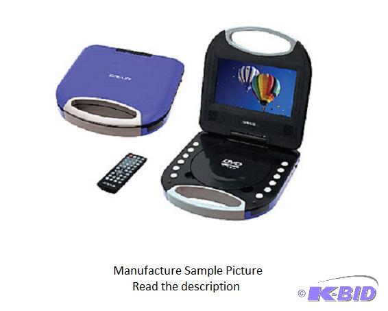 lot 4 image: Craig Portable 7" DVDCD Player - Purple...