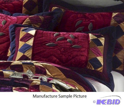lot 48 image: Velvet Pillow Sham -&nbspPolyester machine ...