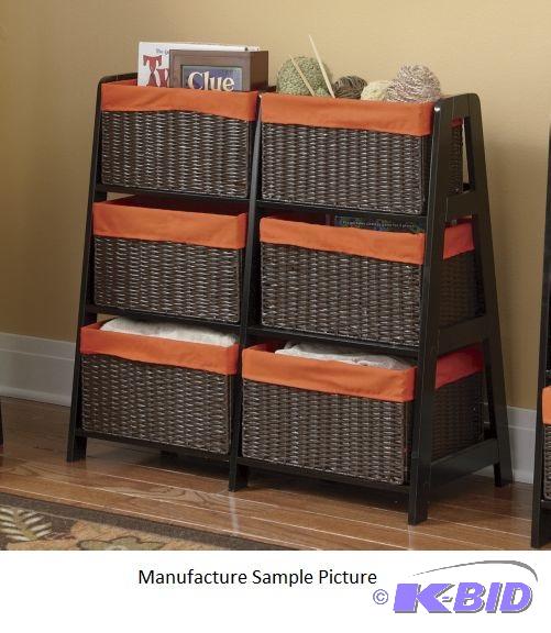 lot 59 image: 6 Basket A Frame Stand with Spice Liners -&nb...