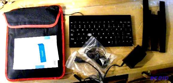 lot 66 image: Tablet Case with Accessories - Comes with plu...