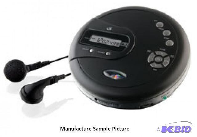 lot 82 image: Personal CD Player by GPX - With FM radio - M...