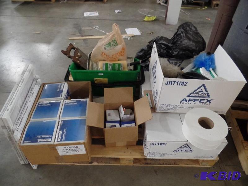 Filters, Bath Tissue, Sanitizer