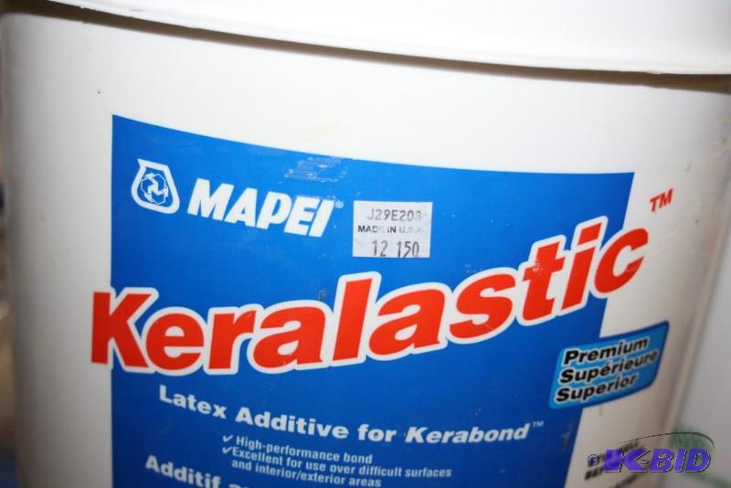 lot 13 image: Mapei Keralastic Latex Additive for Kerabond Premium Quality Dry-Set Mortar Expired