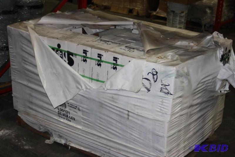 lot 29 image: Boxes of Iris Flooring Tiles Silver Lev. Color High Performance Service, 12 x 12.
