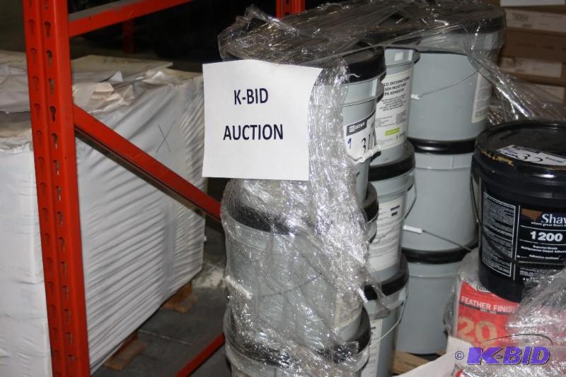 lot 31 image: Buckets of Amtico International High Moisture PS Adhesive Flooring Adhesive.