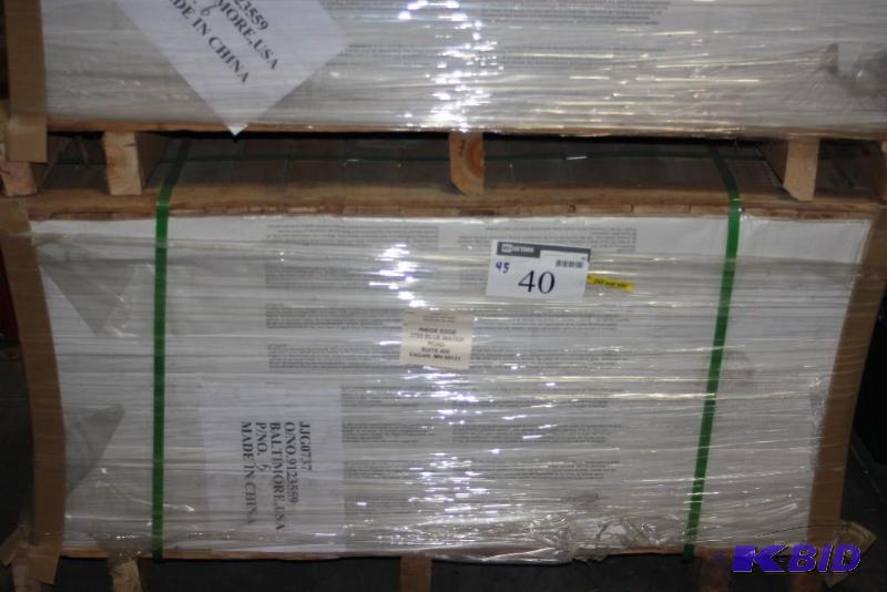 lot 40 image: Boxes of Vinyl Planks Wood Style 18PCSBox Pattern 6702