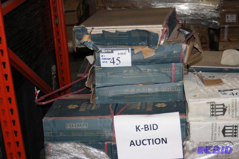 lot 45 image: Boxes of Hitom Ceramics Porcelain Tiles 9-10 Year, app. 4 ct.