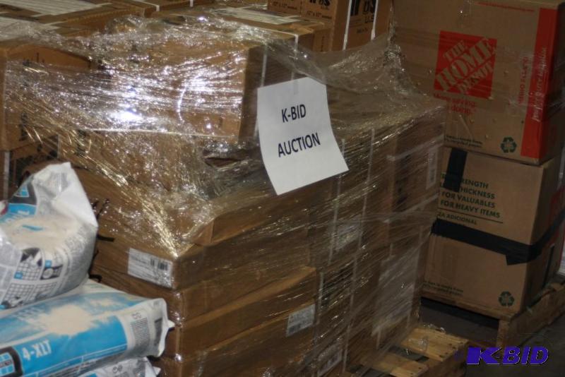 lot 58 image: Boxes of Iris Flooring Tile, 12 x 12 Snow Polished Color