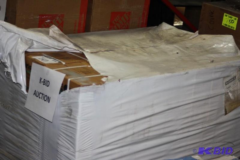 lot 60 image: Boxes of Iris Flooring Tile, 12 x 12 Snow Polished Color