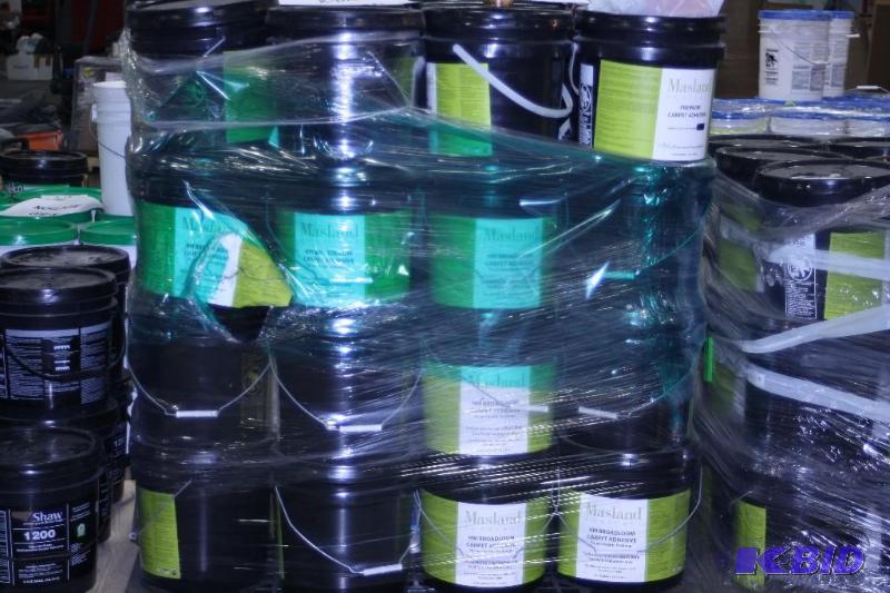 lot 69 image: Buckets of Masland Premium Carpet Adhesive