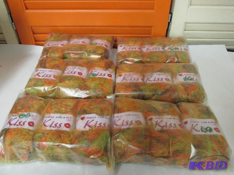 18 Skeins of Yarn  Red Heart KISS