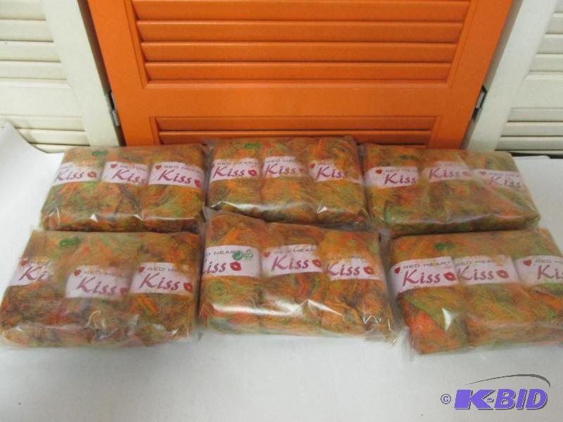 18 Skeins of Yarn  Red Heart KISS