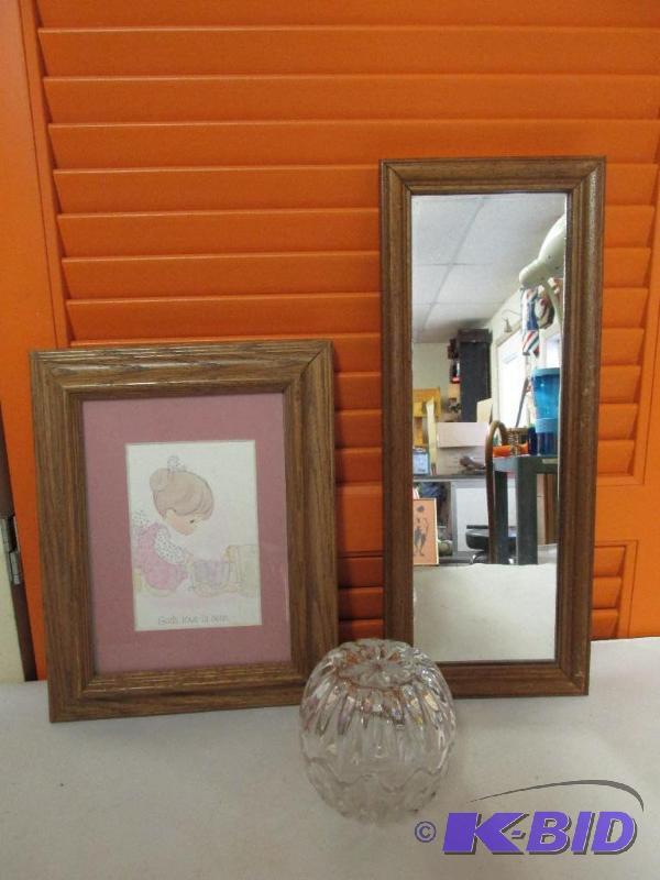 3 Nice Pieces of Household Decor including European Crystal