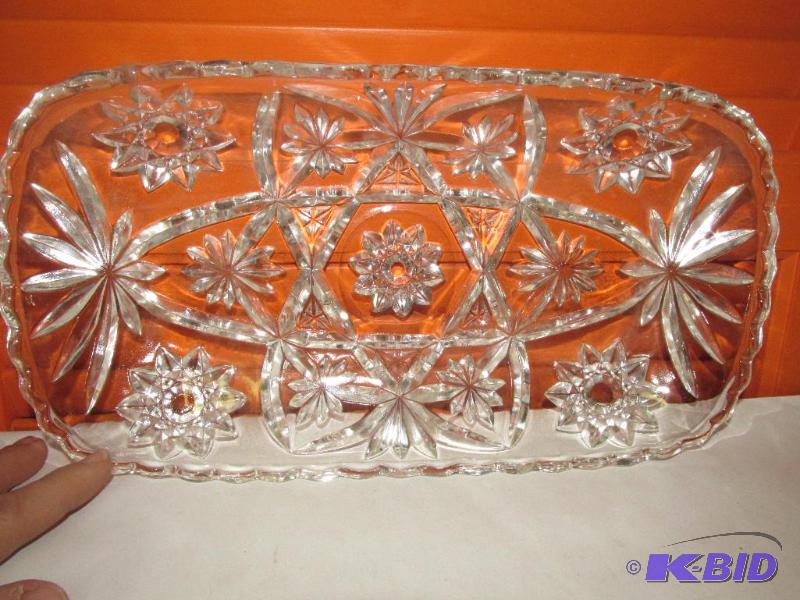 Beautiful GlassCrystal Serving Plate