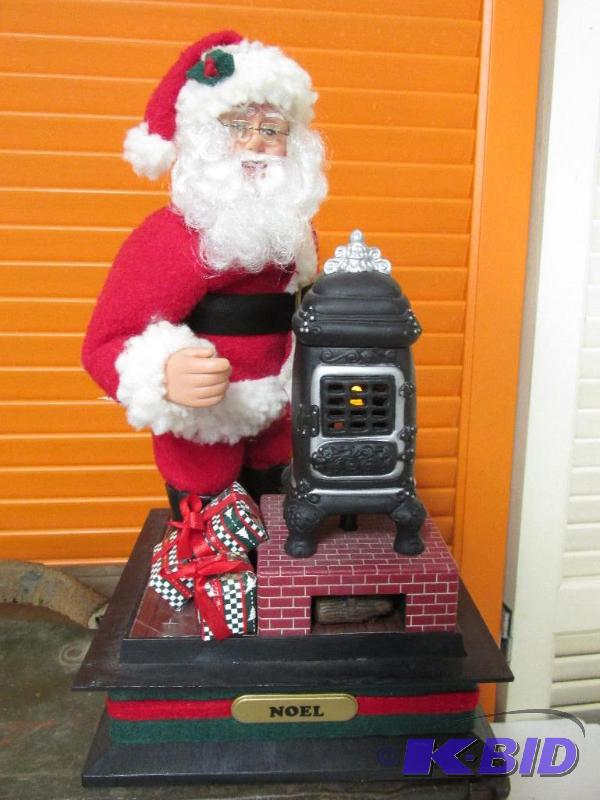 SANTA CLAUS and his COOK STOVE