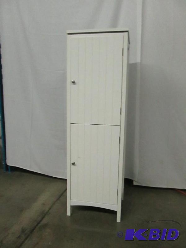 Hamptons Bathroom Bureau w Flip Top Mirror