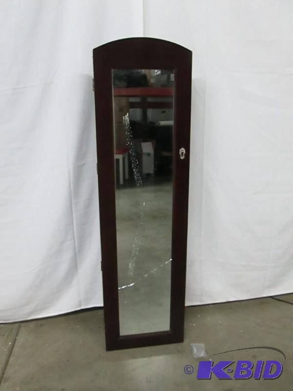 Mirror with Jewelry Armoire