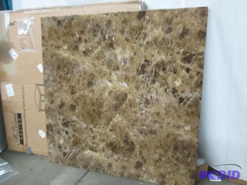 McLeland Design Square Marble-Look Table