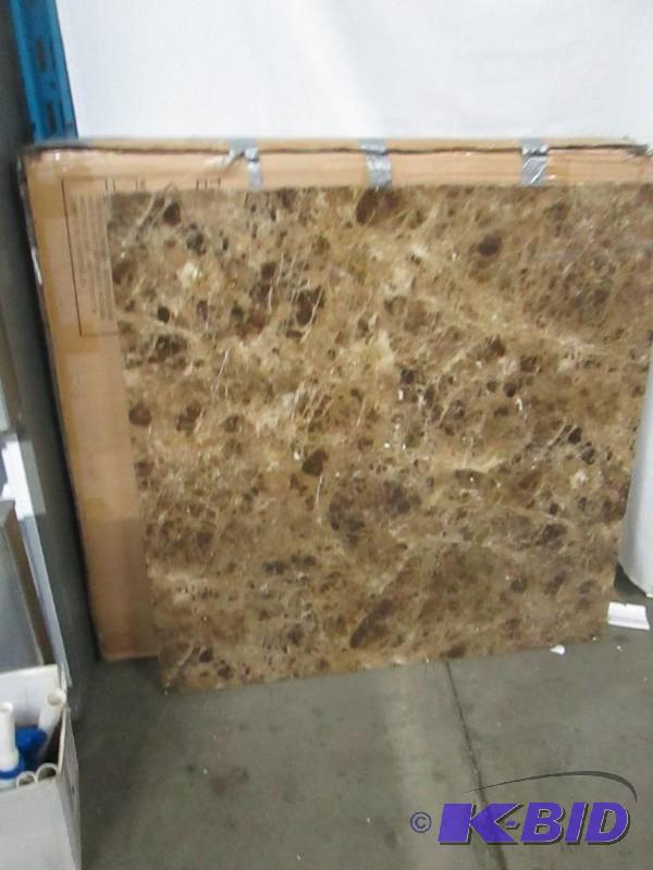 McLeland Design Square Marble-Look Table