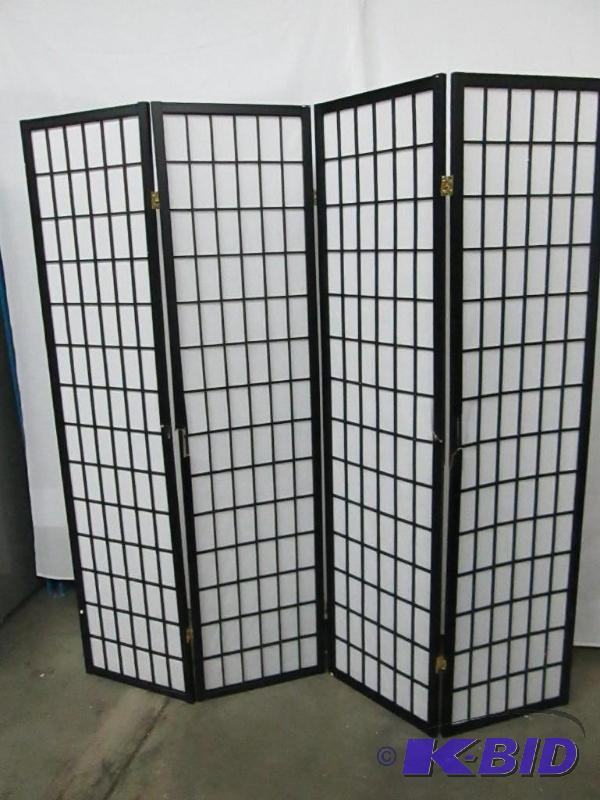 Alcove 4-Panel Folding Screen