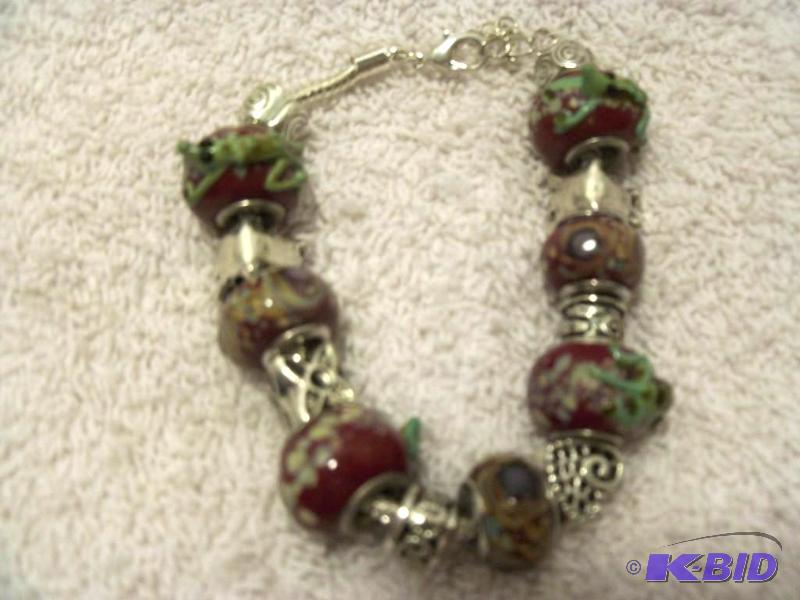 Pandora Style Bracelet- Lizards and Frogs