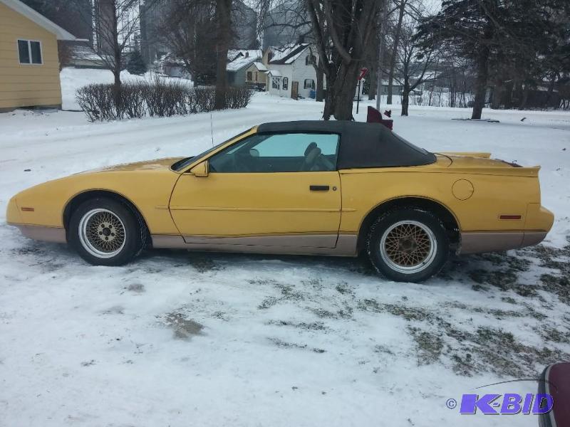 1991 Pontiac Firebird Convertible Vin Number...