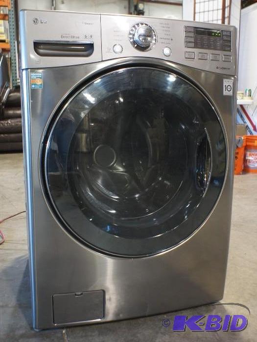 lot 12 image: New LG Washer Model # (WM3470HVA) - Ultra Lar...