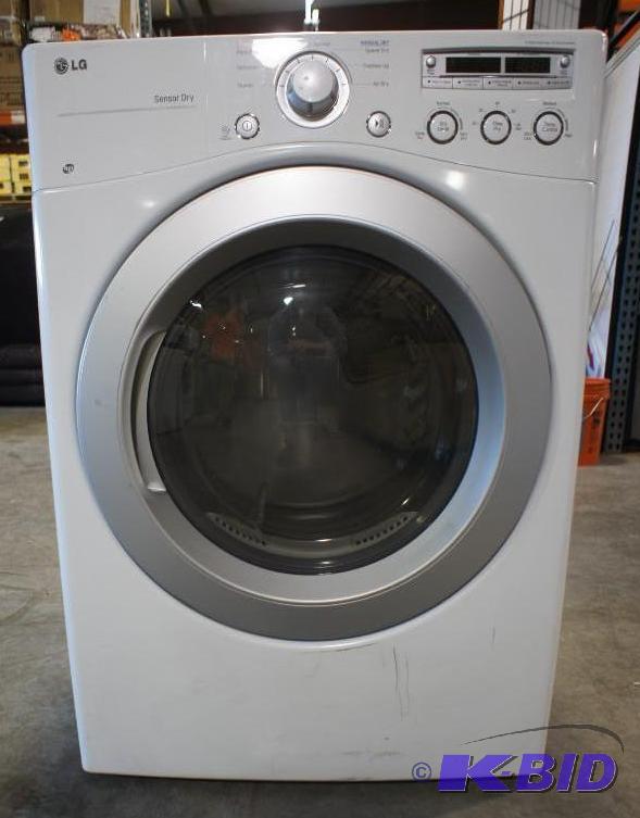 lot 13 image: New LG Dryer - Model # (DLE3050W) - MSRP $ - ...