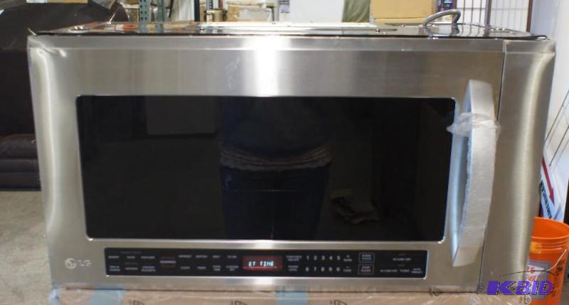 lot 16 image: New LG Microwave Model # (LMHM2017ST) - built...