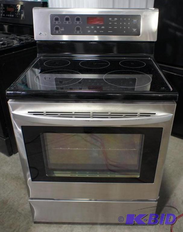 lot 6 image: New LG Stove Model # (LRE3023ST) - MSRP $999 ...