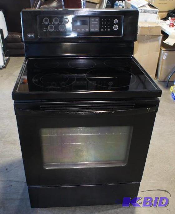 lot 7 image: LG Stove - Model # (LRE30453SB) - MSRP $699.9...