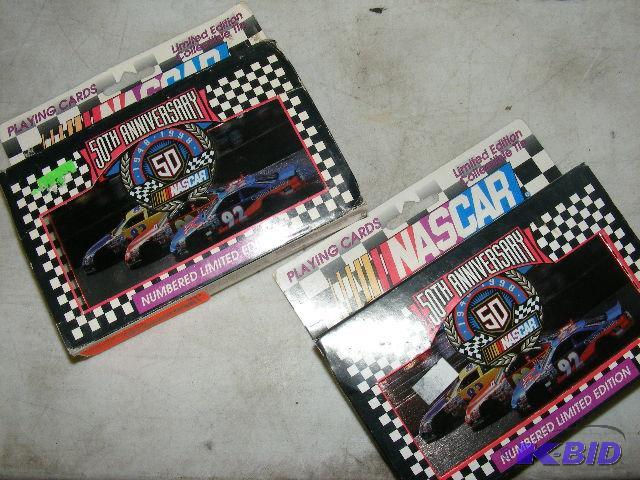 50th Anniversary NASCAR Playing Cards