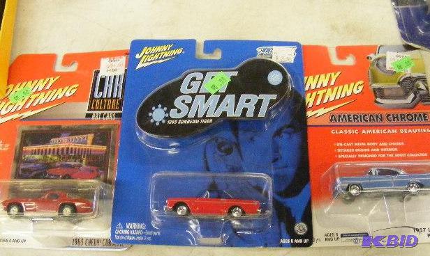 Variety of Model Cars in Original Packaging